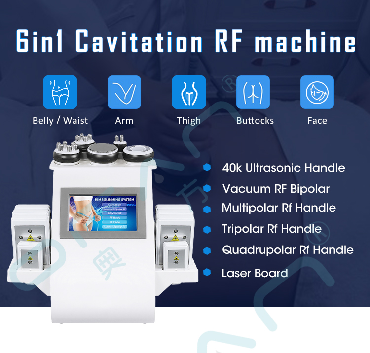 6in1 Cavitation RF machine
